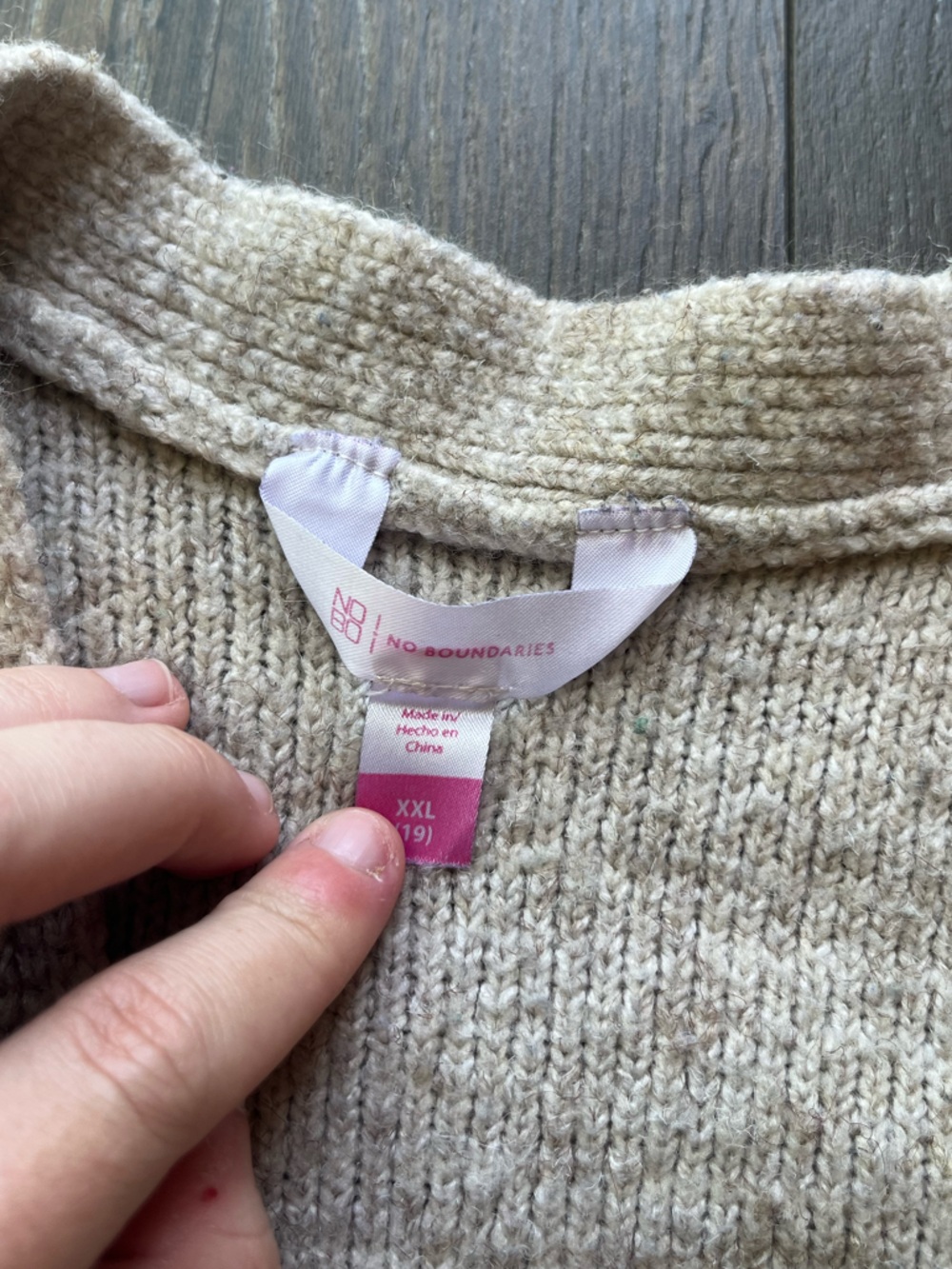No Boundaries Button Down Sweater Vest - Picture 5 of 8